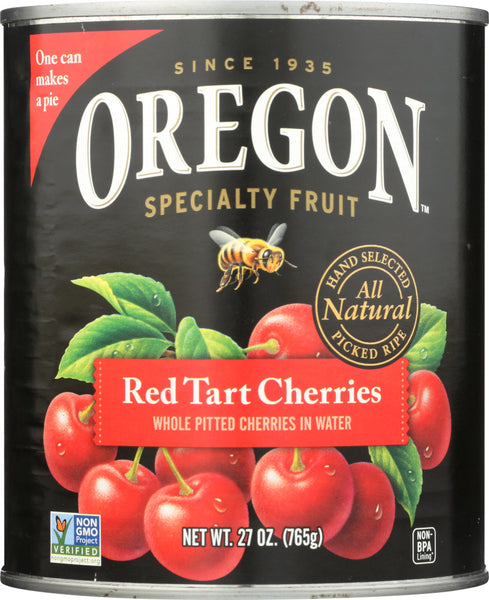 OREGON: Cherries Red Tart in Water, 27 oz