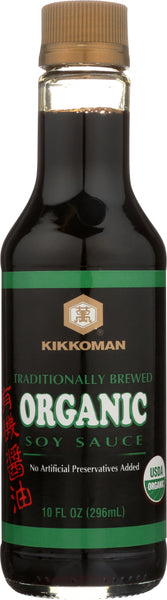 KIKKOMAN: Organic Soy Sauce, 10 oz