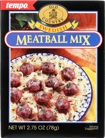 TEMPO: Mix Seasoning Meatball Swedish, 2.75 oz