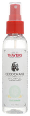 THAYERS: Witch Hazel Cucumber Deodorant, 4 oz