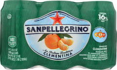 SAN PELLEGRINO: Sparkling Clementina Beverage 6 Count (11.15 oz each), 66.9 oz