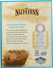 BLUE DIAMOND: Pecan Nut-Thins Nut & Rice Cracker Snacks, 4.25 oz