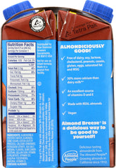 BLUE DIAMOND: Almond Breeze Chocolate Pack of 4, 32 oz