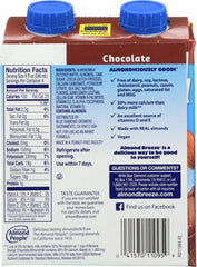 BLUE DIAMOND: Almond Breeze Chocolate Pack of 4, 32 oz