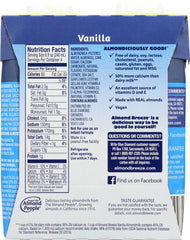 BLUE DIAMOND: Almond Vanilla Beverage 4 Pack, 8 oz