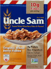 UNCLE SAM: Original Whole Wheat Berry and Flaxseed Cereal, 10 oz