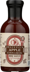 BRASWELL: Sauce Apple Cinnamon BBQ, 13.5 oz