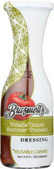 BRASWELL: Vidalia Onion & Summer Tomato Salad Dressing, 9 oz