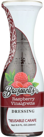 BRASWELL'S: All Natural Raspberry Vinaigrette Dressing, 9 oz