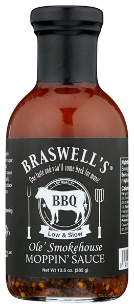 BRASWELL: BBQ Sauce Smokehouse, 12 fo