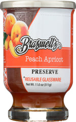 BRASWELL: Preserves Peach Apricot, 11 oz