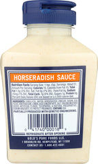 GOLDS: Horseradish Sauce Mild Squeeze, 9 oz