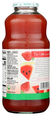L & A JUICE: Organic Watermelon Strawberry Juice, 32 Oz