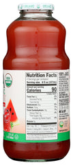 L & A JUICE: Organic Watermelon Strawberry Juice, 32 Oz