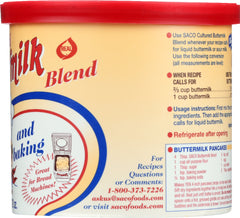 SACO: Cultured Buttermilk Blend For Cooking And Baking, 12 oz