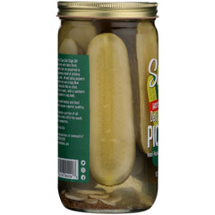 SAFIE: Hot & Spicy Deli Style Dill Pickles, 26 oz