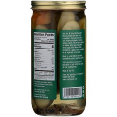 SAFIE: Hot & Spicy Deli Style Dill Pickles, 26 oz