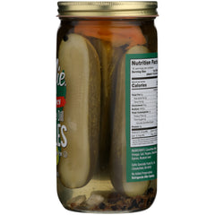 SAFIE: Hot & Spicy Deli Style Dill Pickles, 26 oz