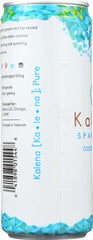 KALENA SPARKLING COCONUT WATER: Organic Coconut Water Sparkling, 10.8oz
