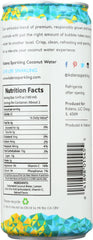KALENA SPARKLING COCONUT WATER:  Sparkling Lemon Coconut Water, 10.8oz