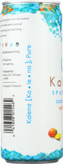 KALENA SPARKLING COCONUT WATER: Sparkling Mango Coconut Water, 10.8oz