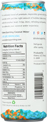 KALENA SPARKLING COCONUT WATER: Sparkling Mango Coconut Water, 10.8oz