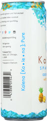 KALENA SPARKLING COCONUT WATER: Sparkling Coconut Water with Pineapple, 10.8oz