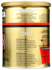 LAVAZZA: Qualita Oro Roasted Ground Coffee Can, 8.80 oz