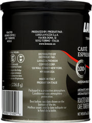 LAVAZZA: Coffee Ground Espresso Can, 8 oz