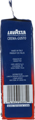 LAVAZZA: Coffee Brick Crema Gusto Ground, 8.8 oz