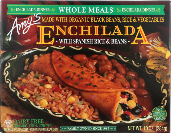 AMY'S Whole Meals Black Bean Enchilada, 10 oz