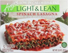 AMY'S: Light & Lean Spinach Lasagna, 8 oz