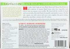 AMY'S: Light & Lean Black Bean & Cheese Enchilada, 8 Oz