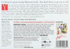 AMY'S: Black Bean Vegetable Enchilada, 9.5 oz