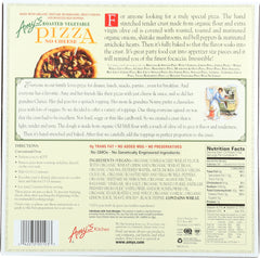 AMY'S: Pizza Roasted Vegetable No Cheese, 12 oz