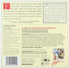 AMY'S: Single Serve Cheese Pizza, 6.2 oz