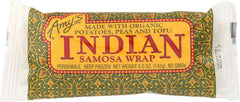 AMYS: Indian Samosa Wrap, 5 oz