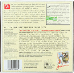 AMY'S: Single Serve Non-Dairy Rice Crust Cheeze Pizza, 6 oz