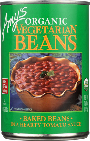 AMYS: Bean Baked Vegetarian Gluten Free Organic, 15 oz