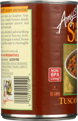 AMY'S: Organic Soup Tuscan Bean and Rice, 14.1 oz