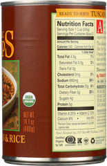 AMY'S: Organic Soup Tuscan Bean and Rice, 14.1 oz