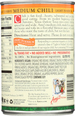 AMY'S: Organic Chili Light in Sodium Medium, 14.7 oz