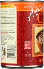 AMYS: Chili Lite Sodium Spicy Gluten Free, 14.7 oz