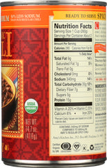 AMYS: Chili Lite Sodium Spicy Gluten Free, 14.7 oz