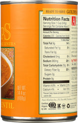 AMY'S: Golden Lentil Soup Indian Dal, 14.4 oz