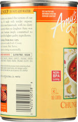 AMYS: Soup Vegetable Chunky Light Sodium, 14 oz