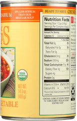 AMYS: Soup Vegetable Chunky Light Sodium, 14 oz