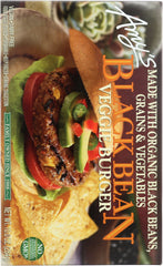 AMYS: Black Bean Veggie Burger, 10 oz