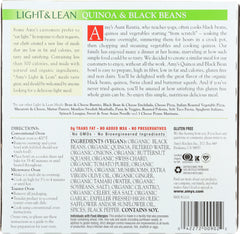 AMYS: Light and Lean Quinoa and Black Beans, 8 oz