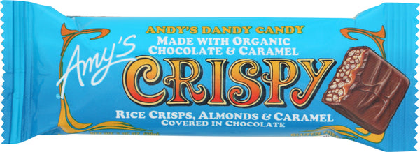 AMYS: Crispy Candy Bar Single Organic, 1.35 oz